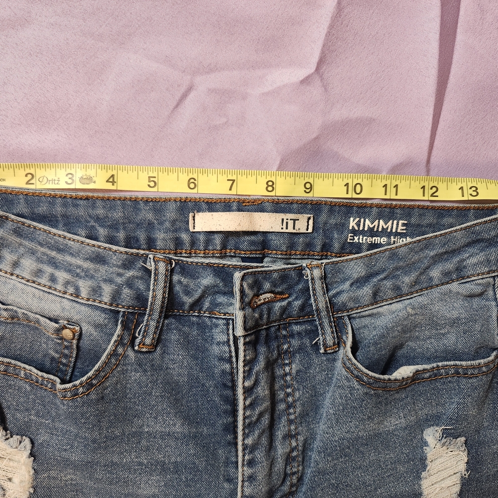 7 For All Mankind Kimmie High Waist Distressed Jeans